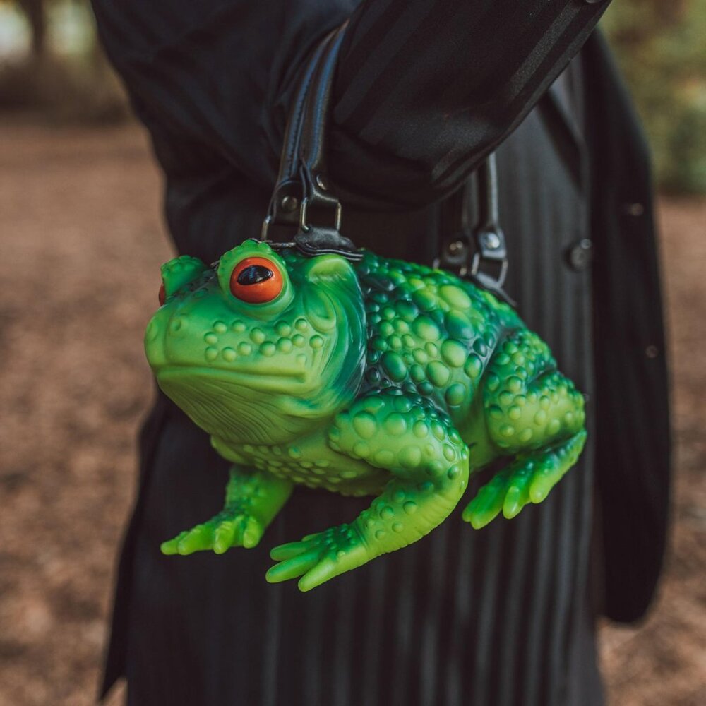 SOLD OUT Windy Willow glow-in-the-dark toad purse